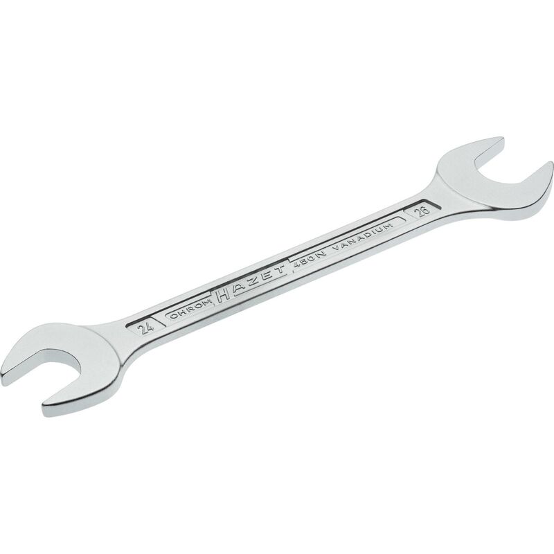 foto del prodotto hazet chiave a forchetta doppia 450n 24x26 profilo esagonale esterno ac 24 x 26 mm