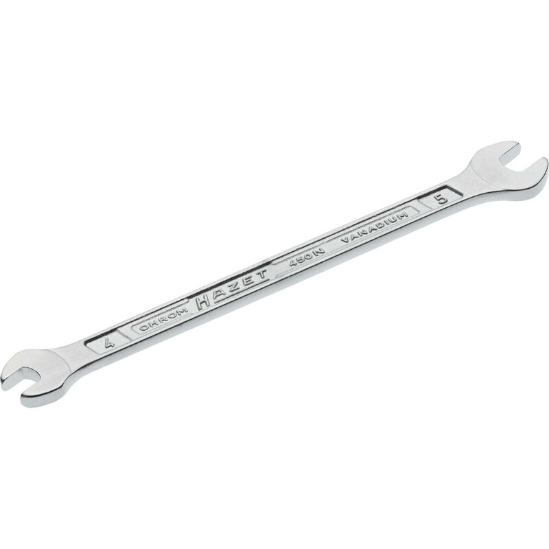 foto del prodotto hazet chiave a forchetta doppia 450n 4x5 profilo esagonale esterno ac 4 x 5 mm