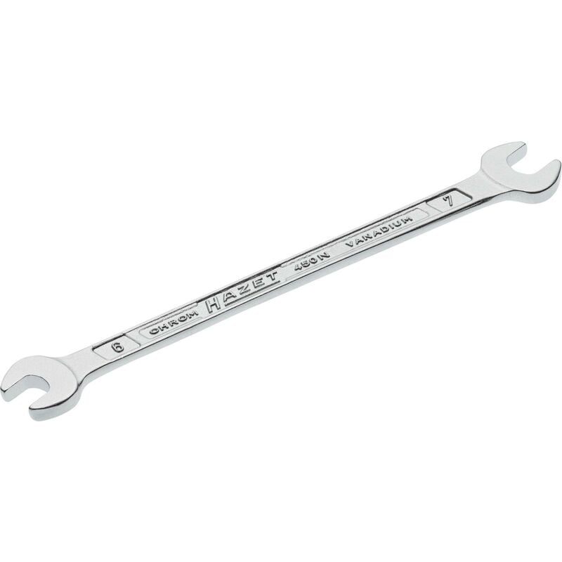 foto del prodotto hazet chiave a forchetta doppia 450n 6x7 profilo esagonale esterno ac 6 x 7 mm