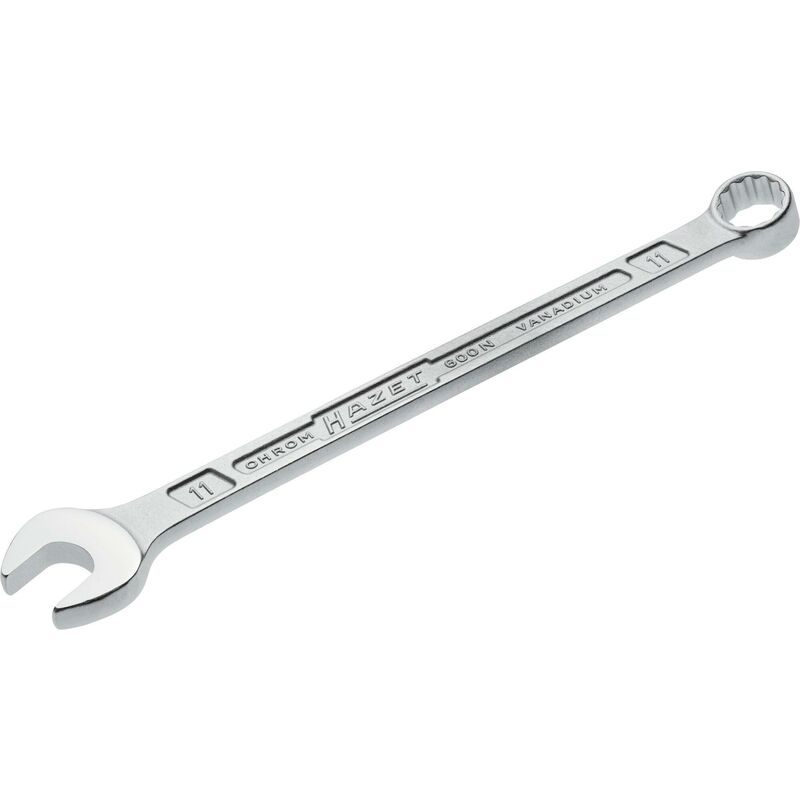foto del prodotto hazet chiave combinata a forchetta ad anello 600n 11 profilo trazione con doppio esagono esterno ac 11 mm
