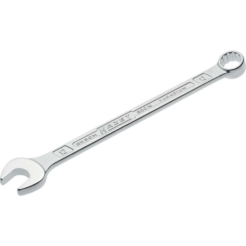 foto del prodotto hazet chiave combinata a forchetta ad anello 600n 12 profilo trazione con doppio esagono esterno ac 12 mm