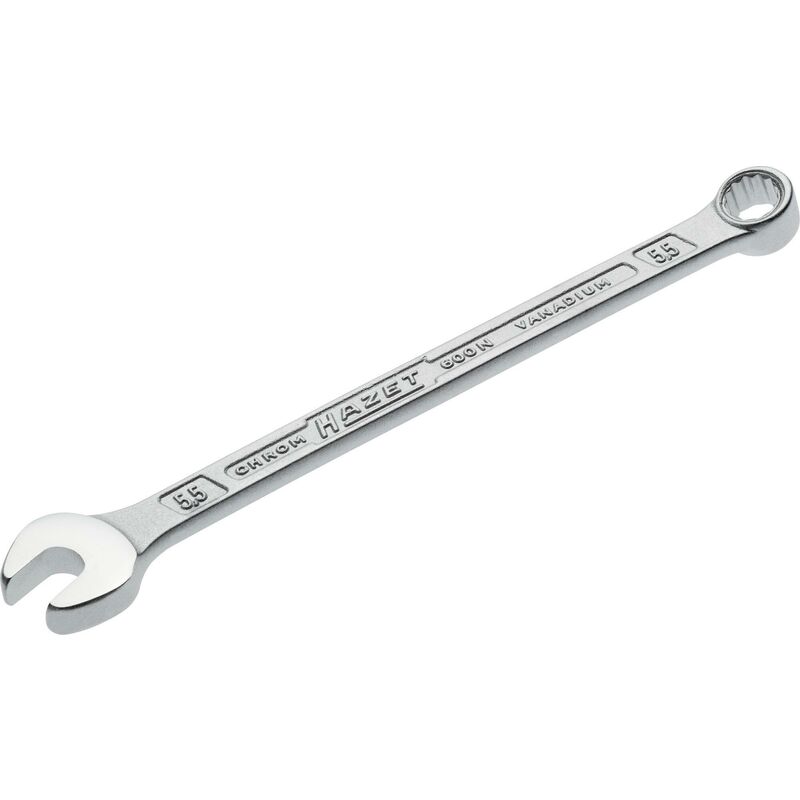 foto del prodotto hazet chiave combinata a forchetta ad anello 600n 5.5 profilo trazione con doppio esagono esterno ac 5,5 mm