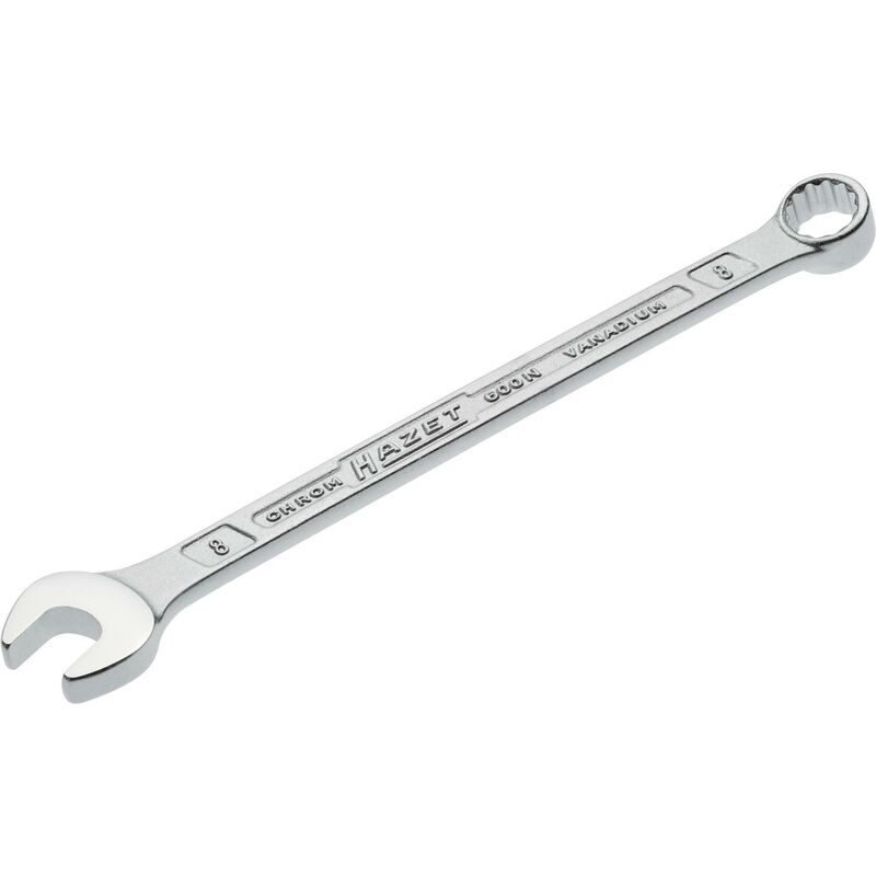 foto del prodotto hazet chiave combinata a forchetta ad anello 600n 8 profilo trazione con doppio esagono esterno ac 8 mm