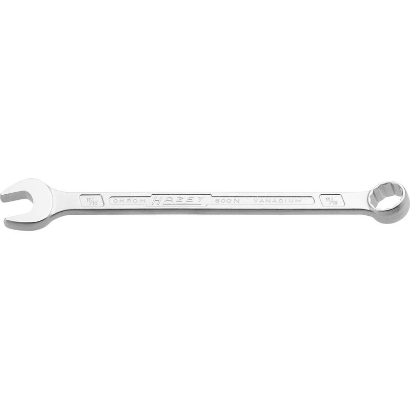 foto del prodotto hazet chiave combinata a forchetta ad anello 600na 11 16 profilo a doppio esagono esterno ac 11 16 