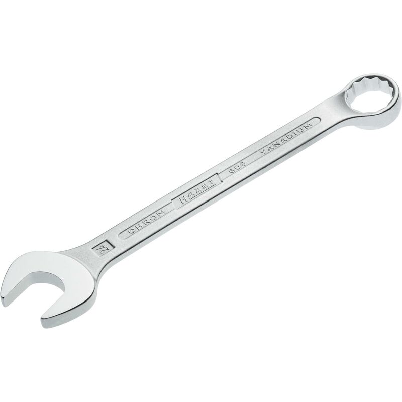 foto del prodotto hazet chiave combinata a forchetta ad anello 603 24 profilo trazione con doppio esagono esterno ac 24 mm