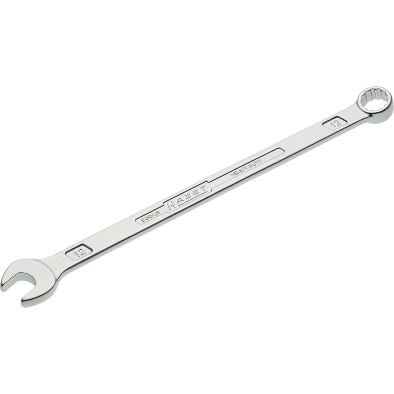 foto del prodotto hazet chiave combinata extra lunga forma sottile 600lg 12 profilo trazione con doppio esagono esterno ac 12 mm
