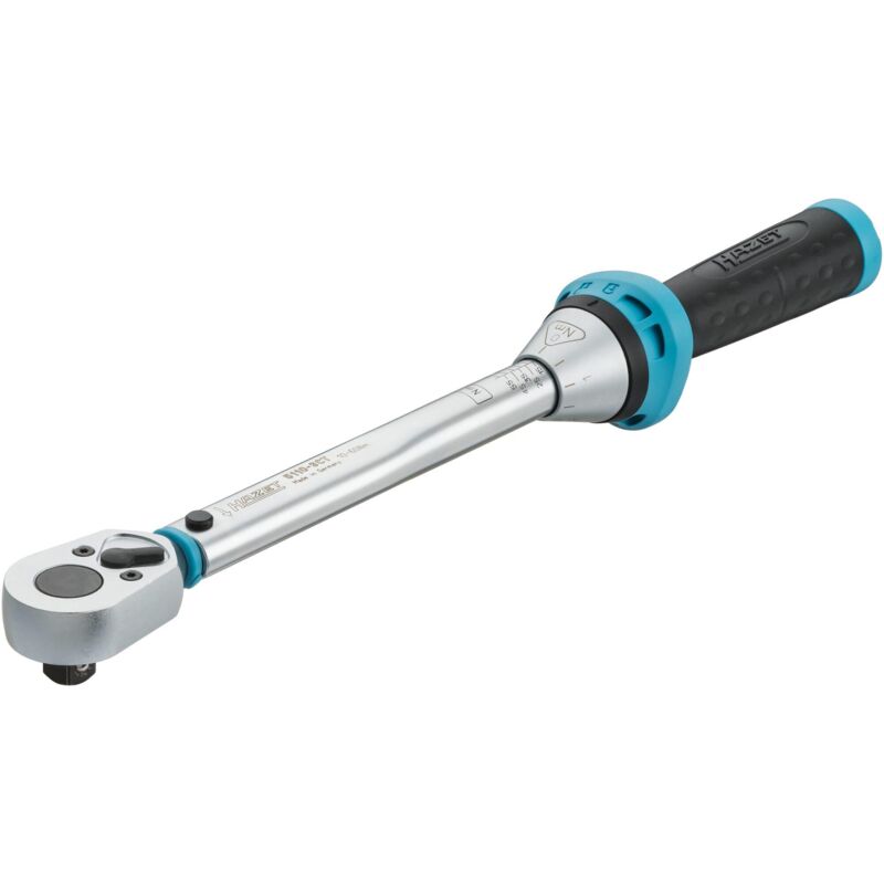 foto del prodotto hazet chiave dinamometrica 5110 3ct campo di coppia min max 10 60 nm precisione 3 attacco quadro, massiccio, 3 8 di pollice 10 mm 