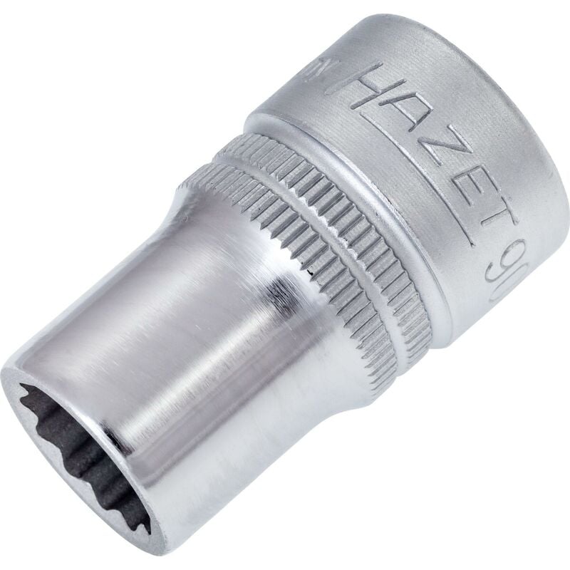 foto del prodotto hazet inserto chiave a bussola 900z 12 attacco quadro, cavo, 1 2 di pollice 12,5 mm profilo trazione con doppio esagono esterno ac 12 mm