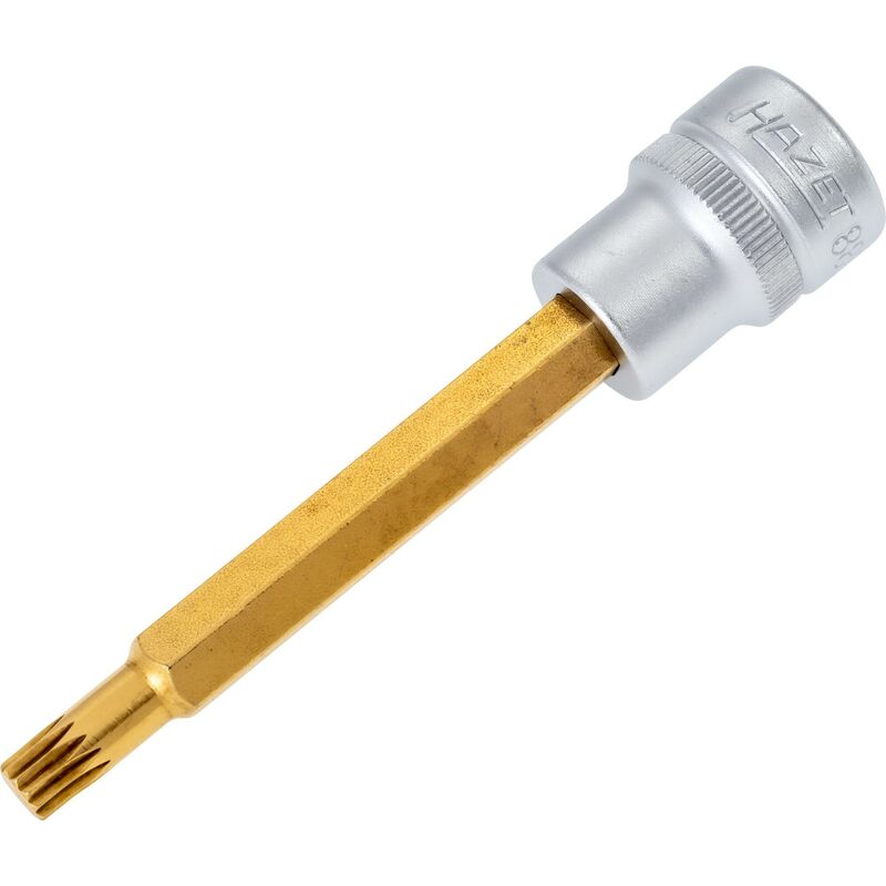 foto del prodotto hazet inserto chiave a bussola giravite 8808lg 6 attacco quadro, cavo, 3 8 di pollice 10 mm profilo poligonale interno xzn ac m6