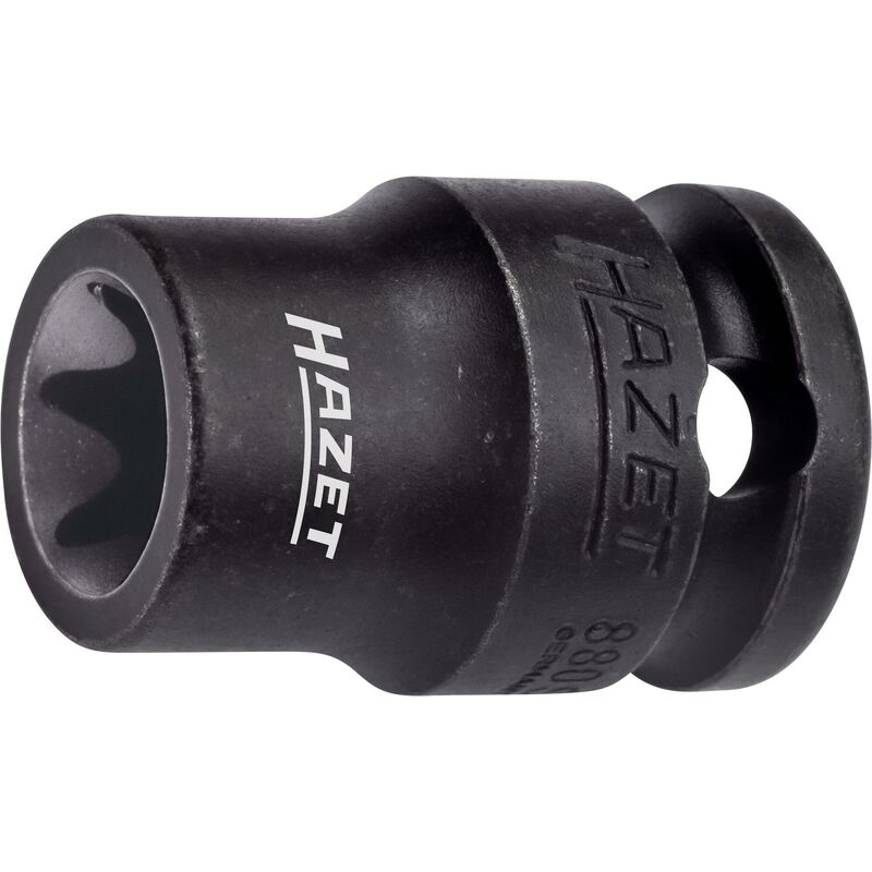 foto del prodotto hazet inserto chiave a bussola per avvitatori ad impulso 880s e14 attacco quadro, cavo, 3 8 di pollice 10 mm profilo esterno torx ac e14