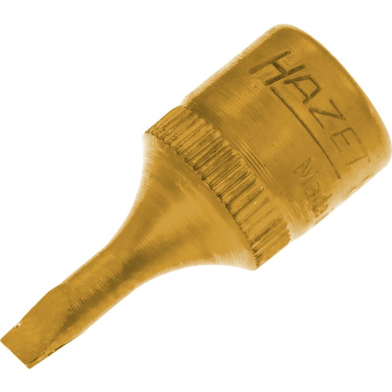 foto del prodotto hazet inserto chiave a bussola per giraviti 8503 0.6x3.5 attacco quadro, cavo, 1 4 di pollice 6,3 mm profilo ad intaglio ac 0,6 x 3,5 mm