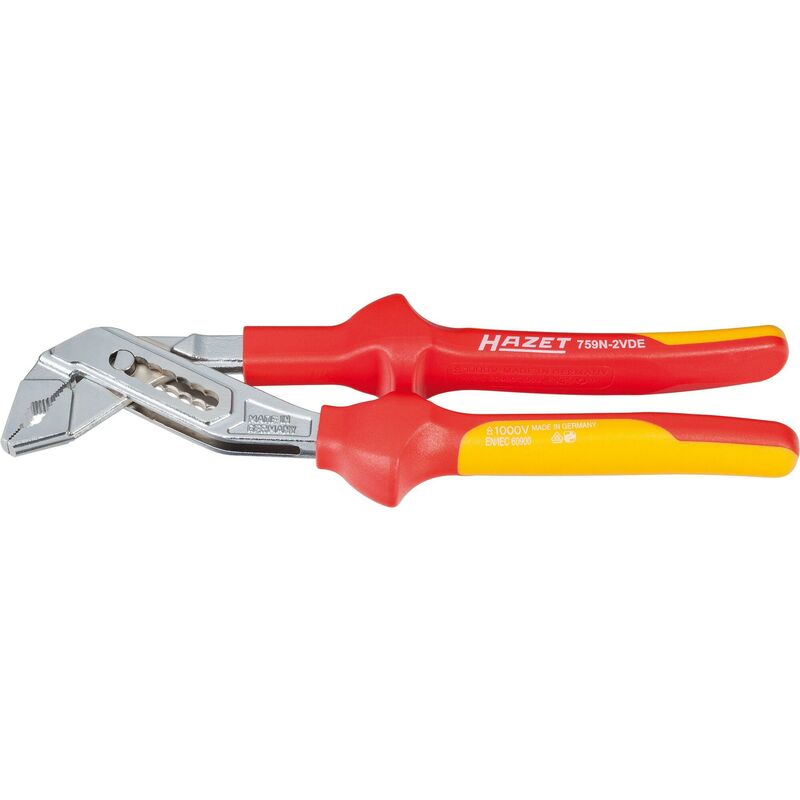 foto del prodotto hazet pinza universale con isolamento di protezione 759n 2vde lunghezza 251 mm