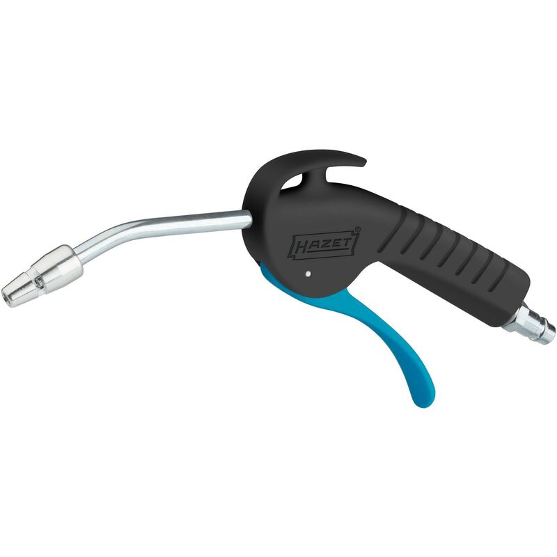 foto del prodotto hazet pistola di soffiaggio 100 mm con ugello di venturi e tubo curvo 9040p 4 lunghezza 265 mm