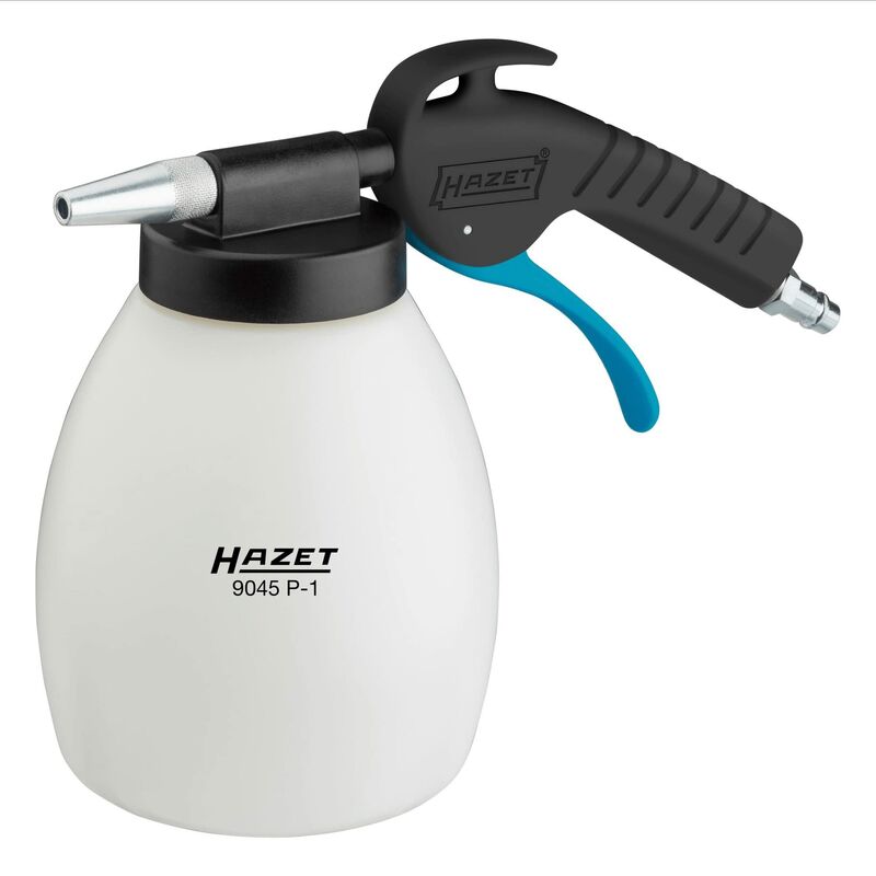 foto del prodotto hazet pistola per sabbiatura a soda 9045p 1 con vari ugelli e 1 kg di sabbiante minerale impugnatura ergonomica con rapporto di trasmissione