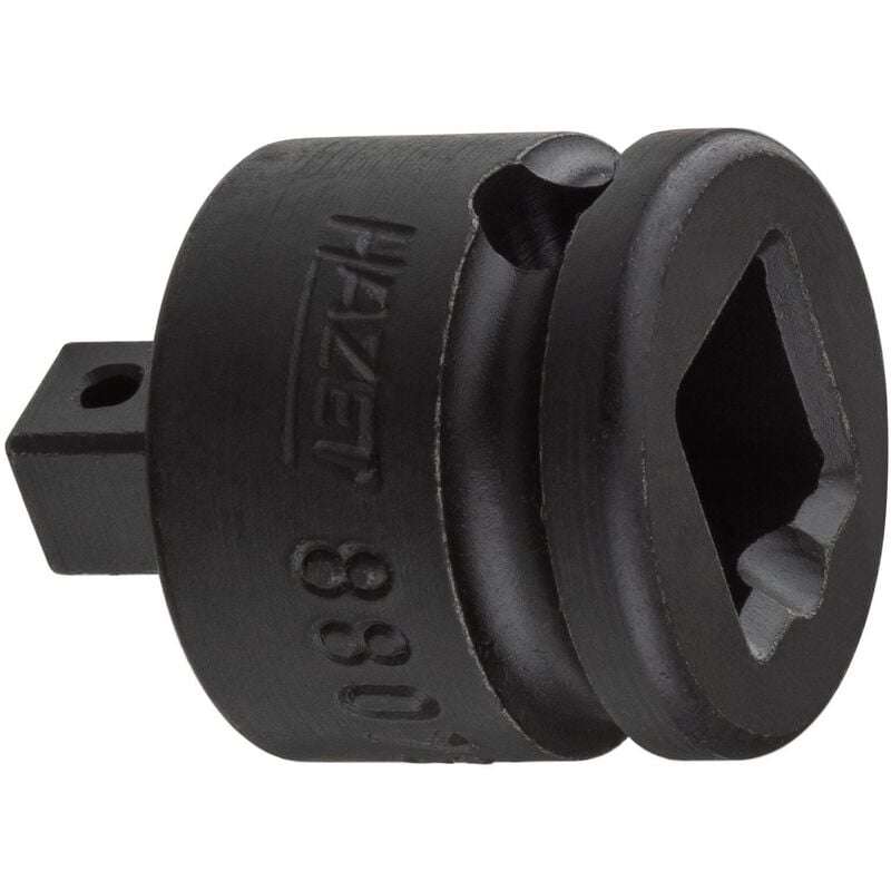 foto del prodotto hazet riduzione 8807s attacco quadro, cavo, 3 8 di pollice 10 mm attacco quadro, massiccio, 1 4 di pollice 6,3 mm lunghezza 28 mm
