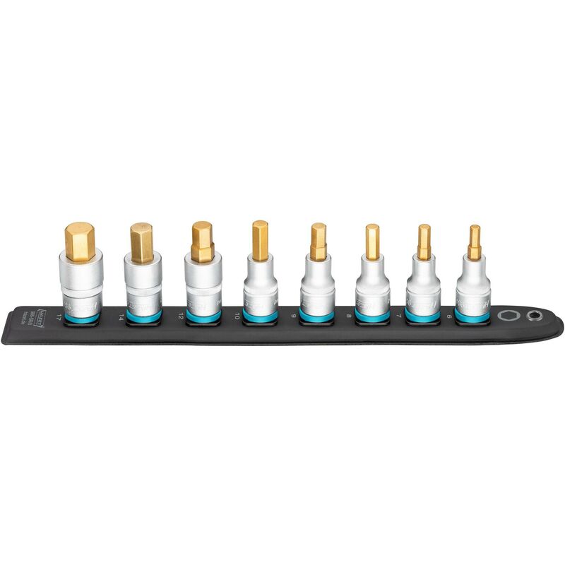 foto del prodotto hazet smartrail listello portainserti in resina sintetica flessibile 986 sr 8 attacco quadro, cavo, 1 2 di pollice 12,5 mm profilo