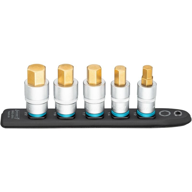 foto del prodotto hazet smartrail listello portainserti in resina sintetica flessibile 986g sr 5 attacco quadro, cavo, 1 2 di pollice 12,5 mm profilo
