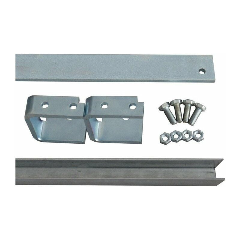 foto del prodotto hbs set di estensione per binari di corsa 80840 sta zincato per set di binari di corsa 30x5mm betz