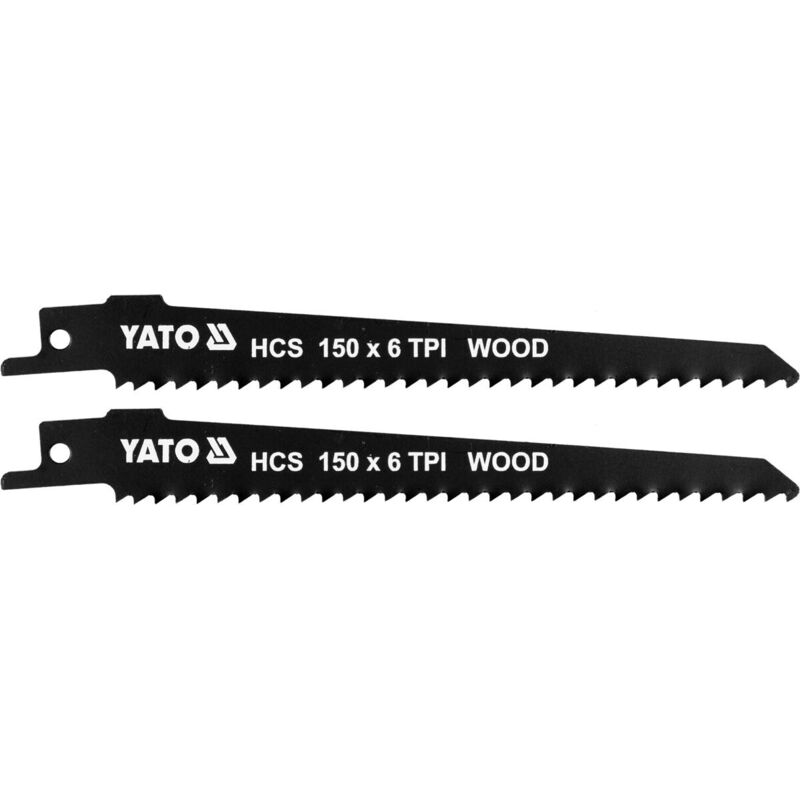 foto del prodotto hcs150mm 6tpi 2sz yt 33922 lame per legno yato