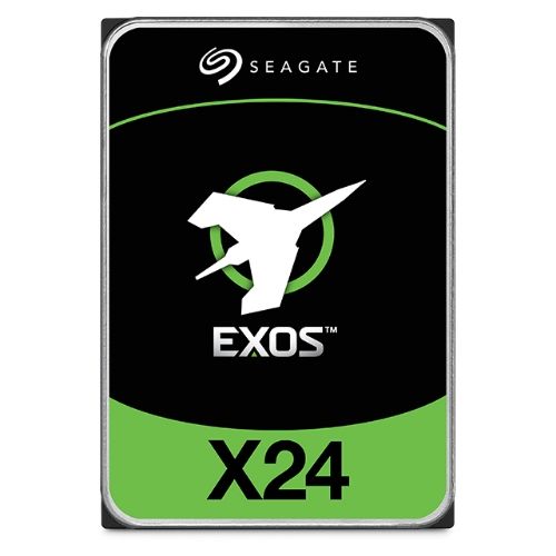 foto del prodotto hd seagate exos x24 24tb gb sata3 3.5 7200 rpm 512mb cache st24000nm002h gar. 5 anni