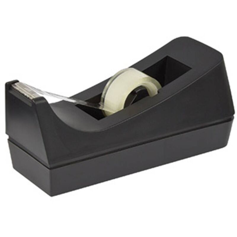 foto del prodotto head dispenser per nastro adesivo nero larghezza rotolo max. 19 mm lunghezza rotolo max. 33 m
