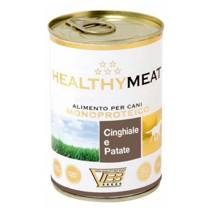 foto del prodotto healthy meat cane pat monoproteico 400gr cinghiale e patate
