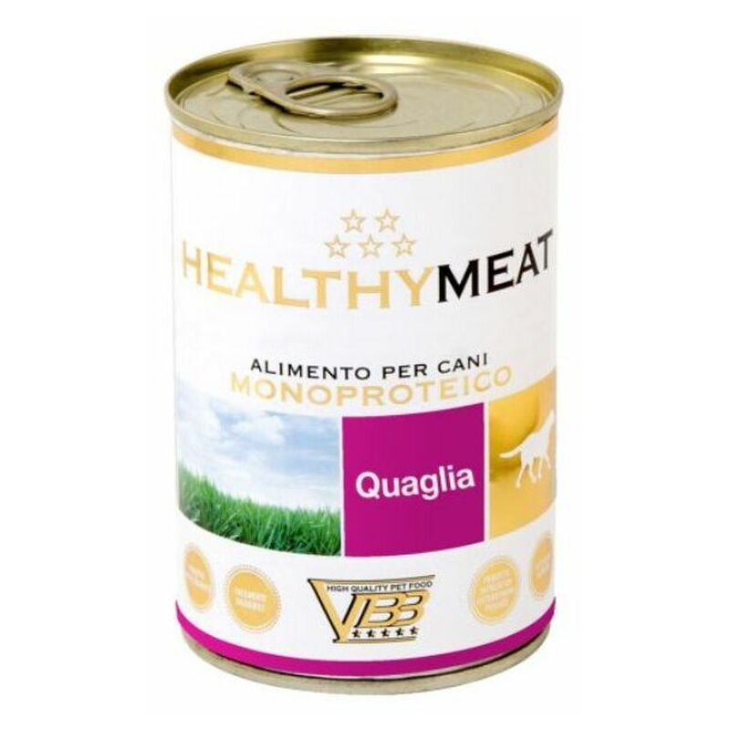foto del prodotto healthy meat cane pat monoproteico 400gr quaglia