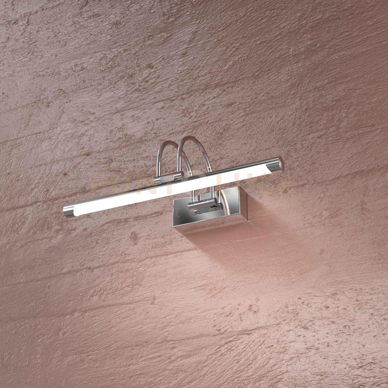 foto del prodotto heat applique piccola luce naturale cromo 1150-ap n-cr