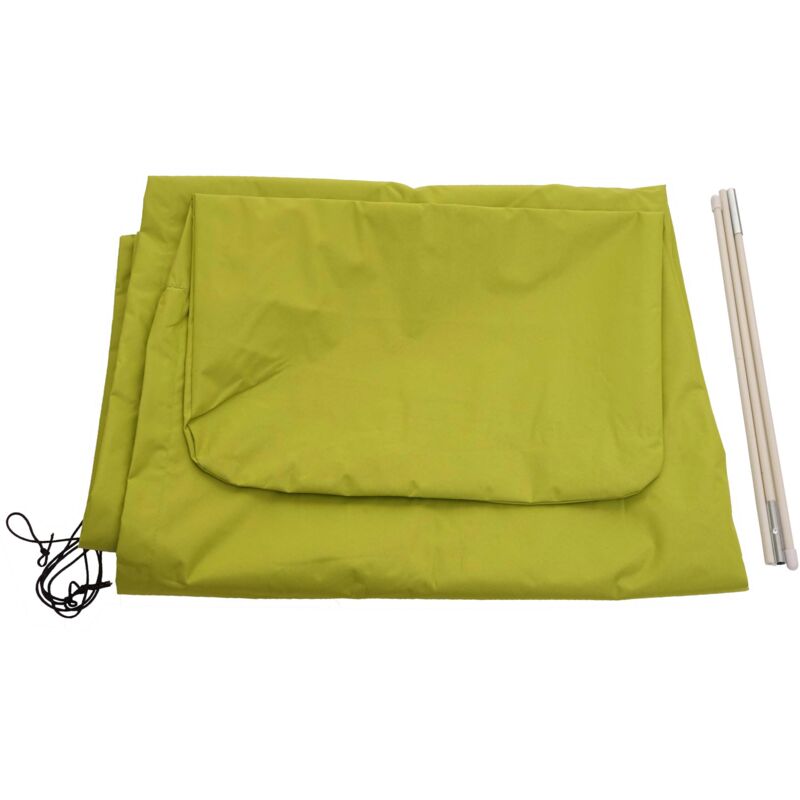 foto del prodotto hegele copriombrellone copertura ombrellone ad arco protettiva hhg poliestere con cerniera 3x3m verde chiaro