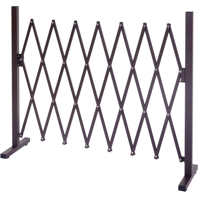 foto del prodotto hegele recinto traliccio a fisarmonica estensibile hhg 930 alluminio marrone, altezza 103cm, larghezza 31 261cm