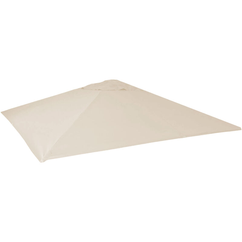 foto del prodotto hegele telo copertura ombrellone hhg 589 poliestere 5x5m avorio