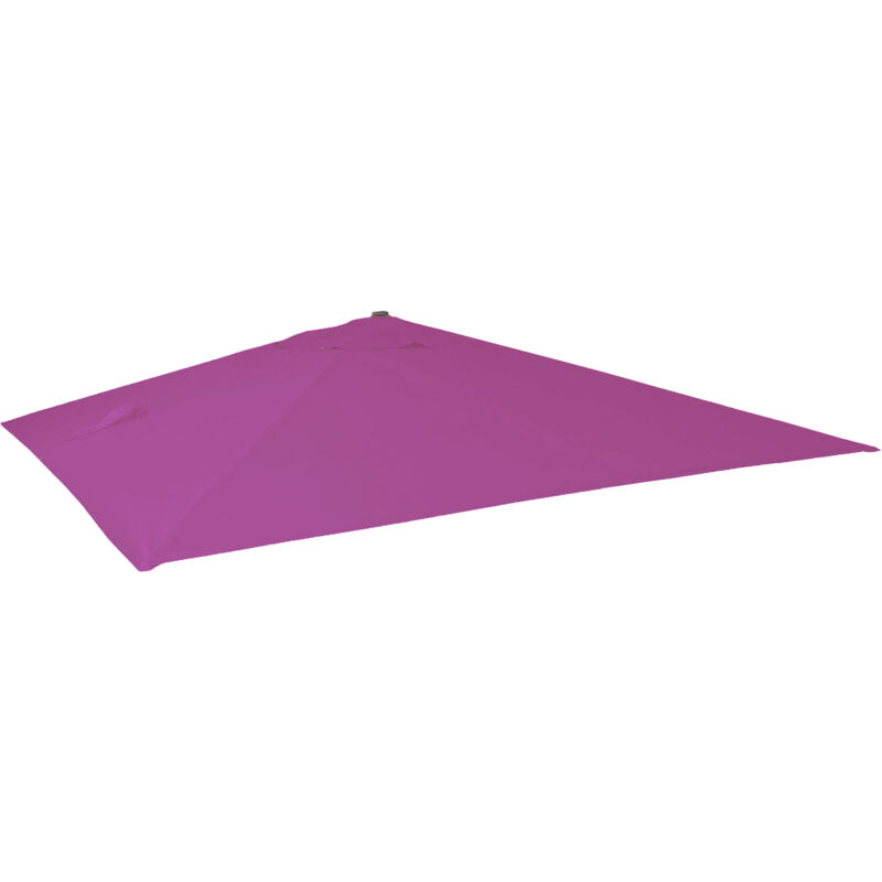 foto del prodotto hegele telo copertura per ombrelloni quadrati decentrati 295x295cm viola