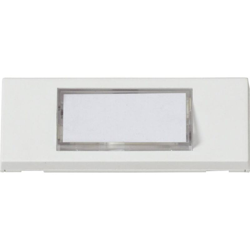 foto del prodotto heidemann 70060 pulsantiera per campanello con targhetta 1 parte bianco puro 24 v 1 a