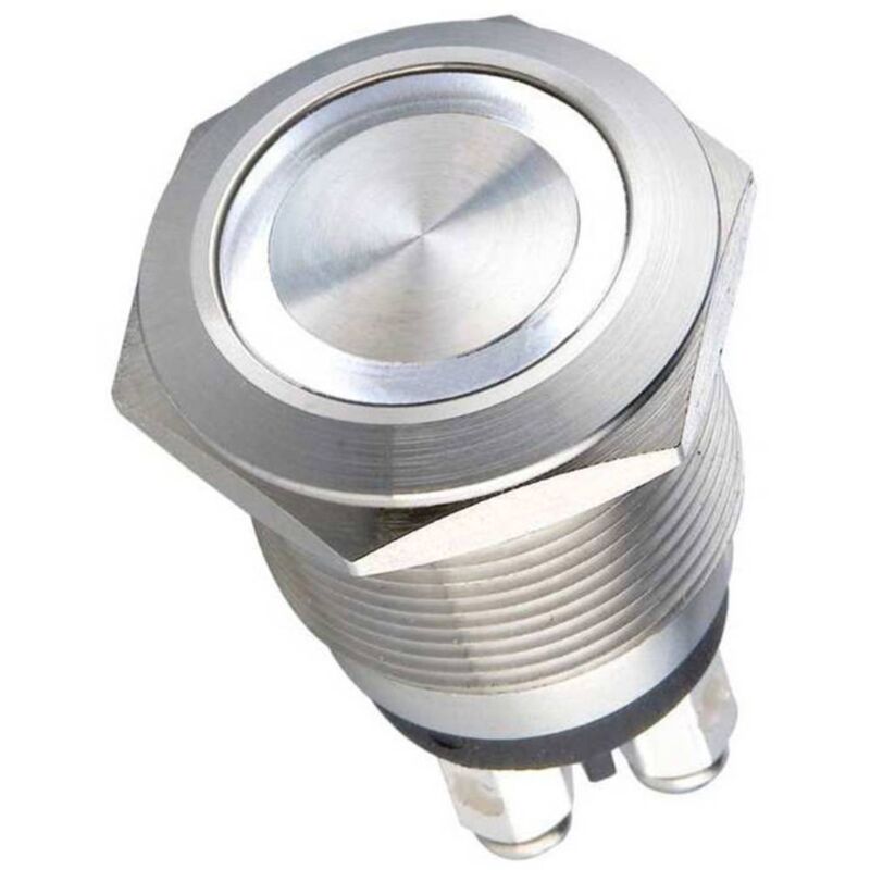 foto del prodotto heidemann 70528 tasto per campanello con targhetta 1 parte acciaio inox 24 v 0,5 a