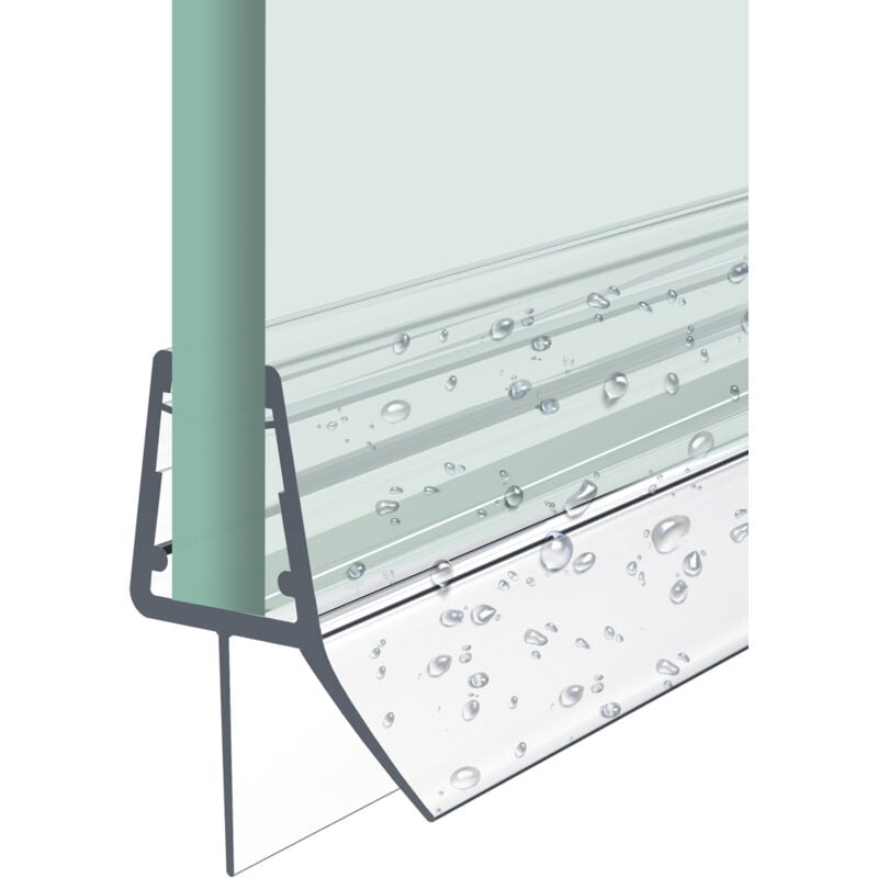 foto del prodotto heilmetz guarnizione box doccia l 80cm per vetro da 7 8 mm, guarnizioni per evitare l acqua, tagliabile type.3