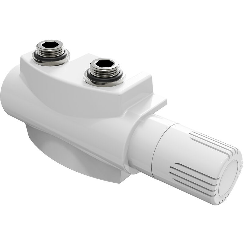 foto del prodotto heilmetz rubinetti per scaldasalviette valvole per termoarredo generico interasse 50mm bianche tipo 2