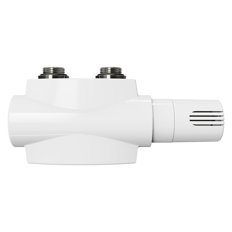 foto del prodotto heilmetz valvola termostatica kit per radiatori con copertura decorativa 50mm valvola raccordi accessori per il riscaldamento, bianco