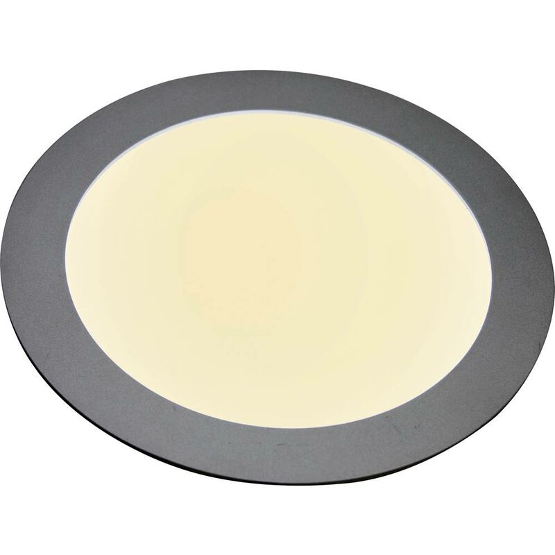 foto del prodotto heitronic 27636 pannello led 12 w bianco caldo argento