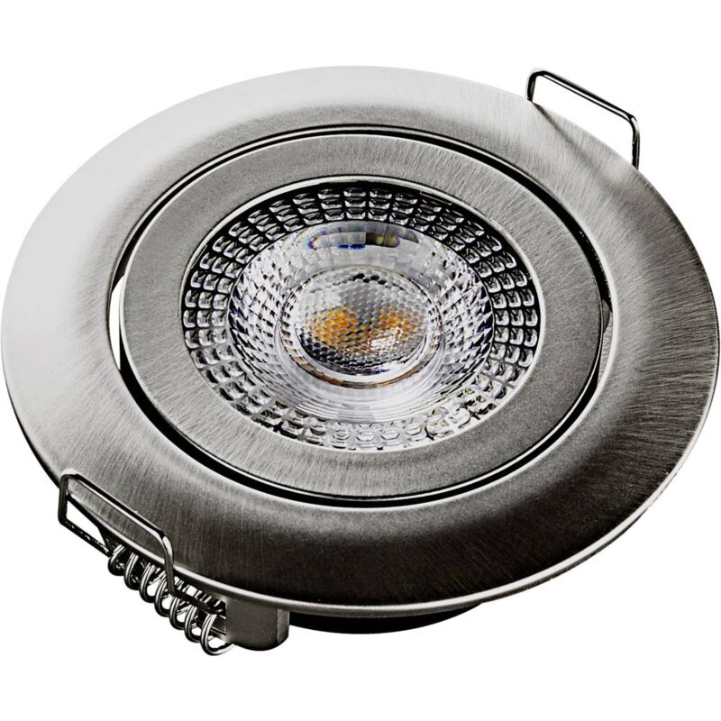 foto del prodotto heitronic 500666 dl7202 lampada led da incasso led monocolore led a montaggio fisso 5 w argento