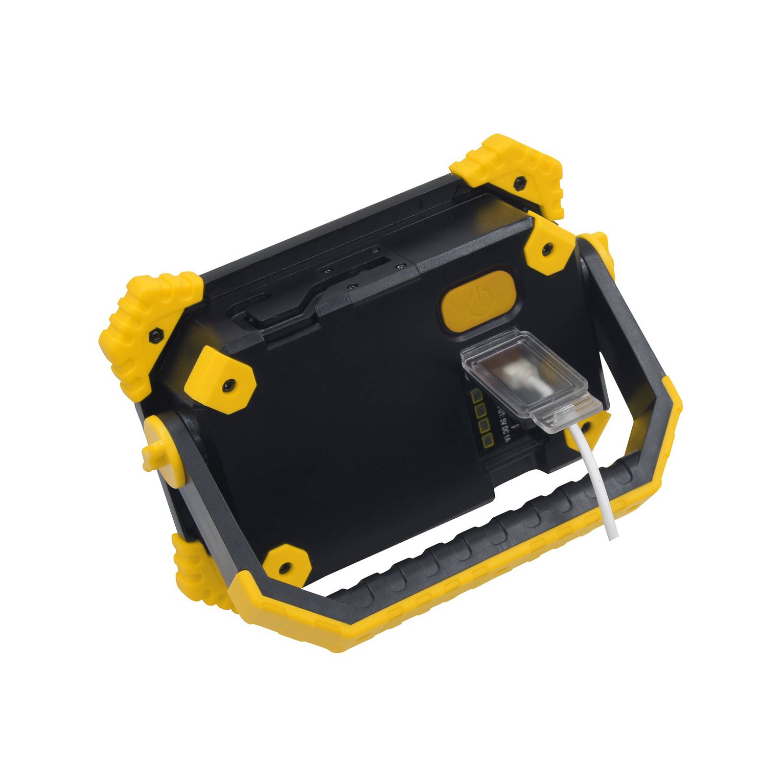 foto del prodotto heitronic faro da cantiere newport 2.0 ricaricabile a led, funzione power bank