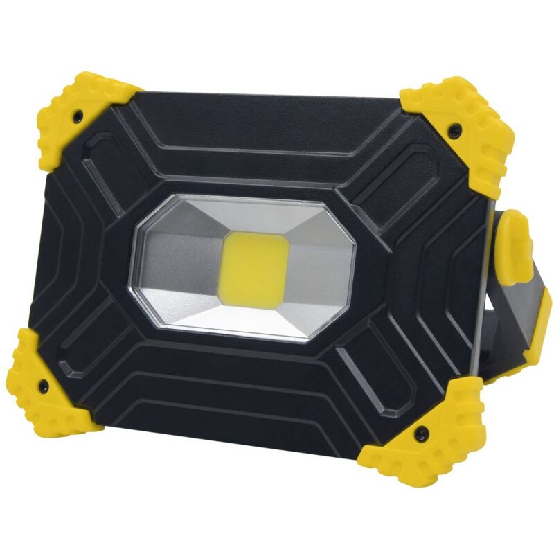 foto del prodotto heitronic led akku flutlichtstrahler newport 2.0 faro da lavoro led a batteria 20 w 2000 lm bianco naturale vo 501420