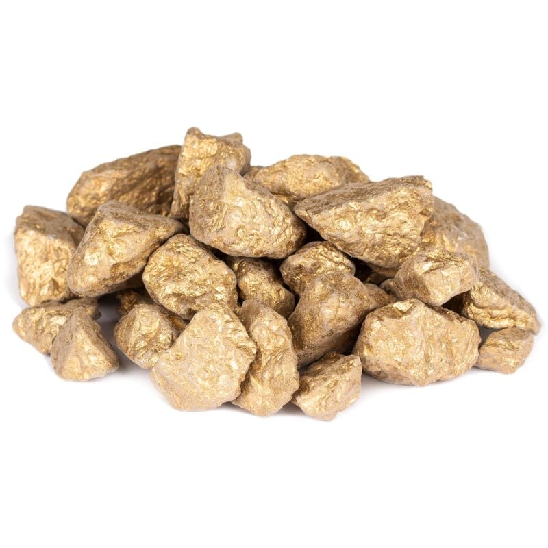 foto del prodotto heku 30336 24 pietre decorative dorate, 750 g, in barattolo richiudibile, gold, 750g, unit 