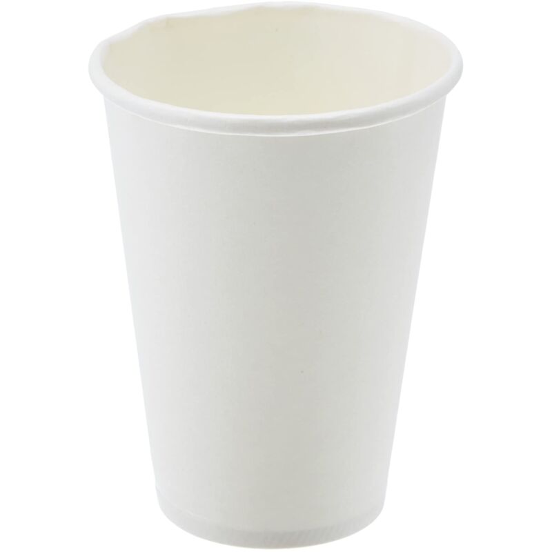 foto del prodotto heku 30903 30903 50 bicchieri di carta, 0,2 l, in fibra fresca con rivestimento, colore bianco,