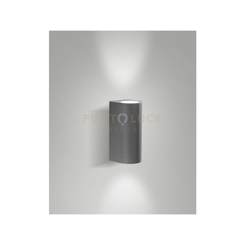 foto del prodotto heli applique grigio scuro doppia emissione 6w 3000k 780lm