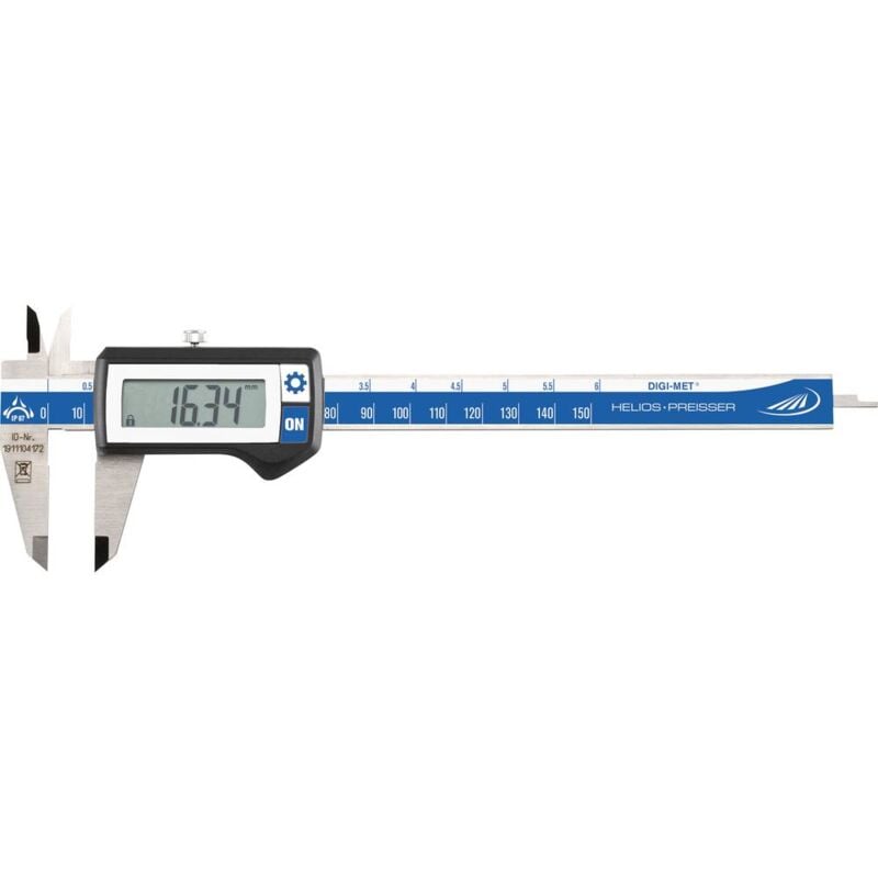 foto del prodotto helios preisser digi met 1326417 calibro digitale 150 mm ip67