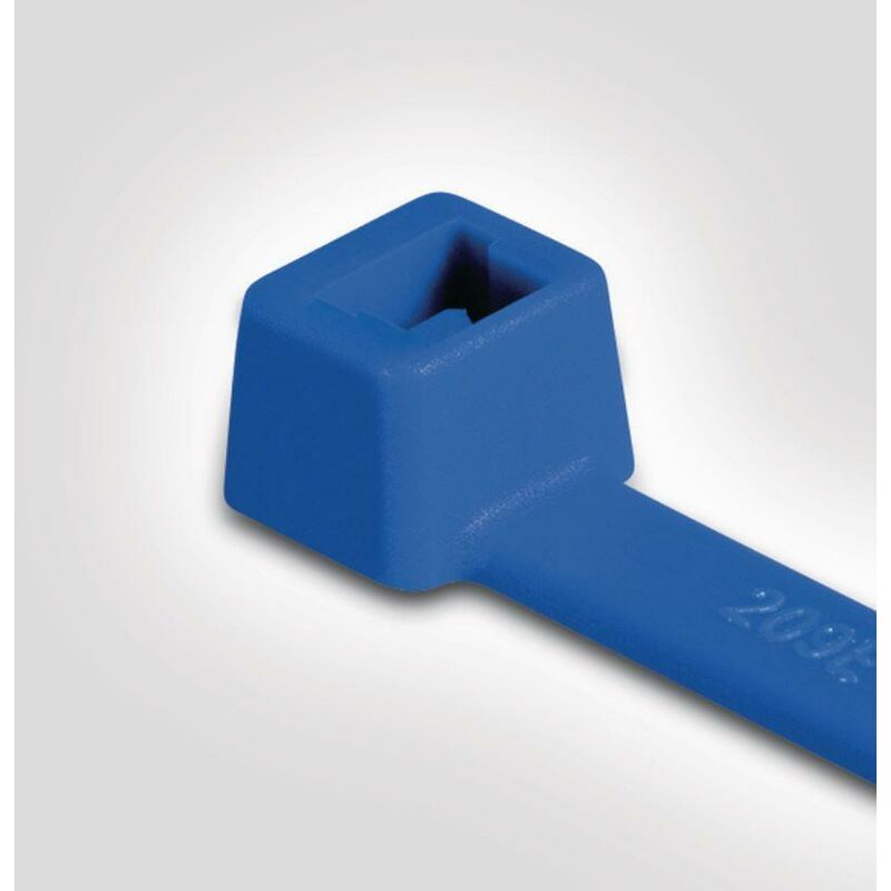 foto del prodotto hellermann tyton 100 fascette 100x2,5 blu 116 01816 b100