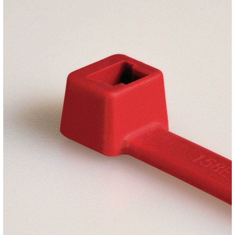 foto del prodotto hellermann tyton 100 fascette 100x2,5 rosse 116-01812/b100