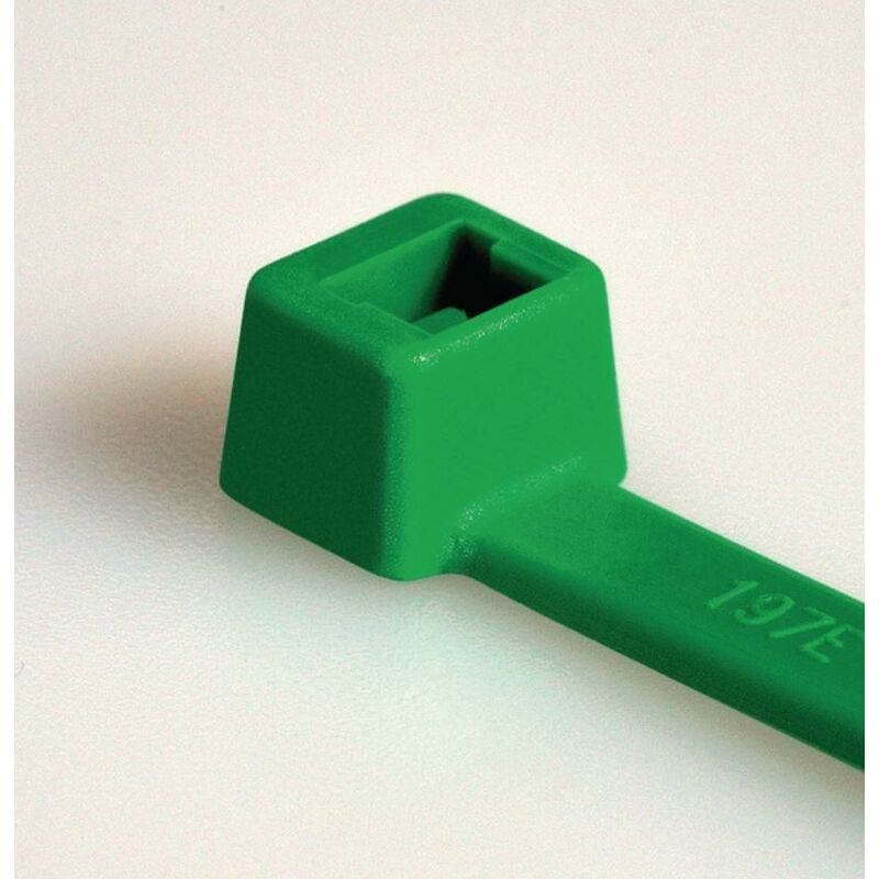 foto del prodotto hellermann tyton 100 fascette 100x2,5 verde 116 01815