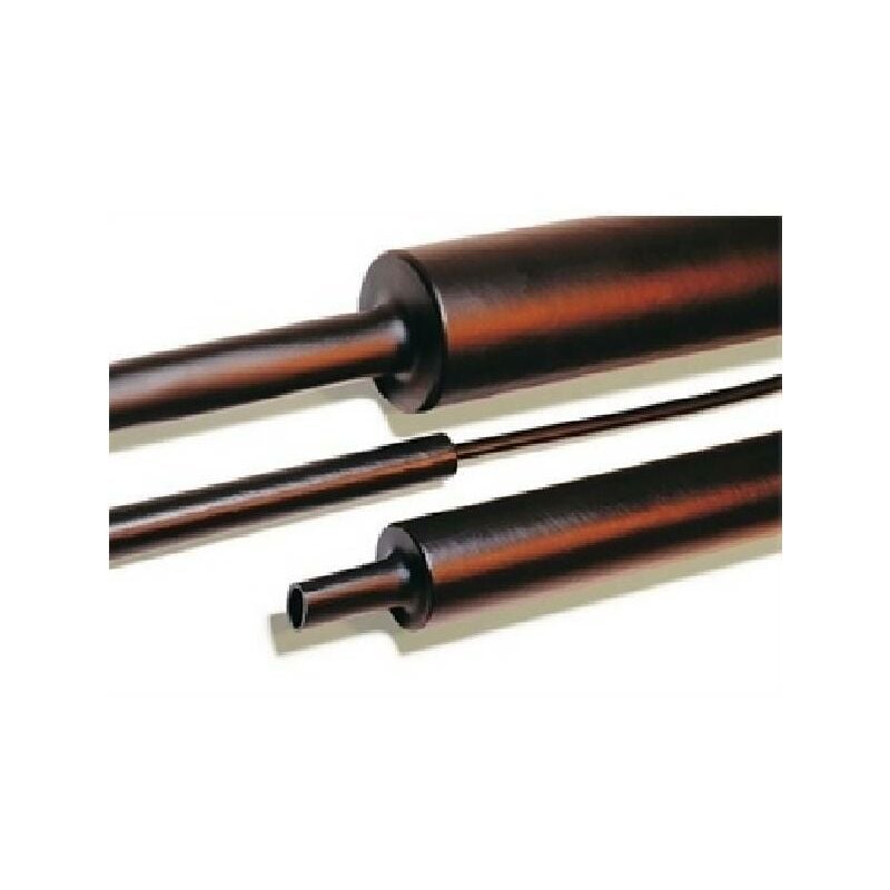foto del prodotto hellermann tyton termorestringente adesivo 30 8 nero 323 50300