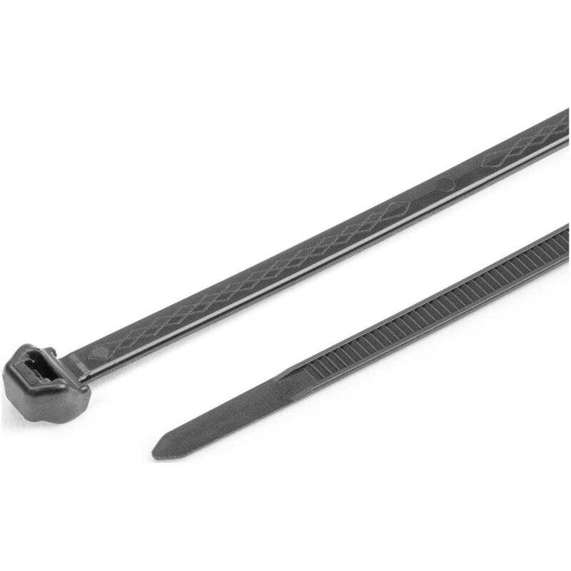 foto del prodotto hellermanntyton 118 00272 s50ros pp bk fascetta per cavi 200 mm 4.90 mm nero stabilit chimica 100 pz.